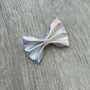 Holographic Bow Hair Clip